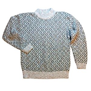 Vintage Partners By Mervyn's Confetti Knit Grandpa Sweater